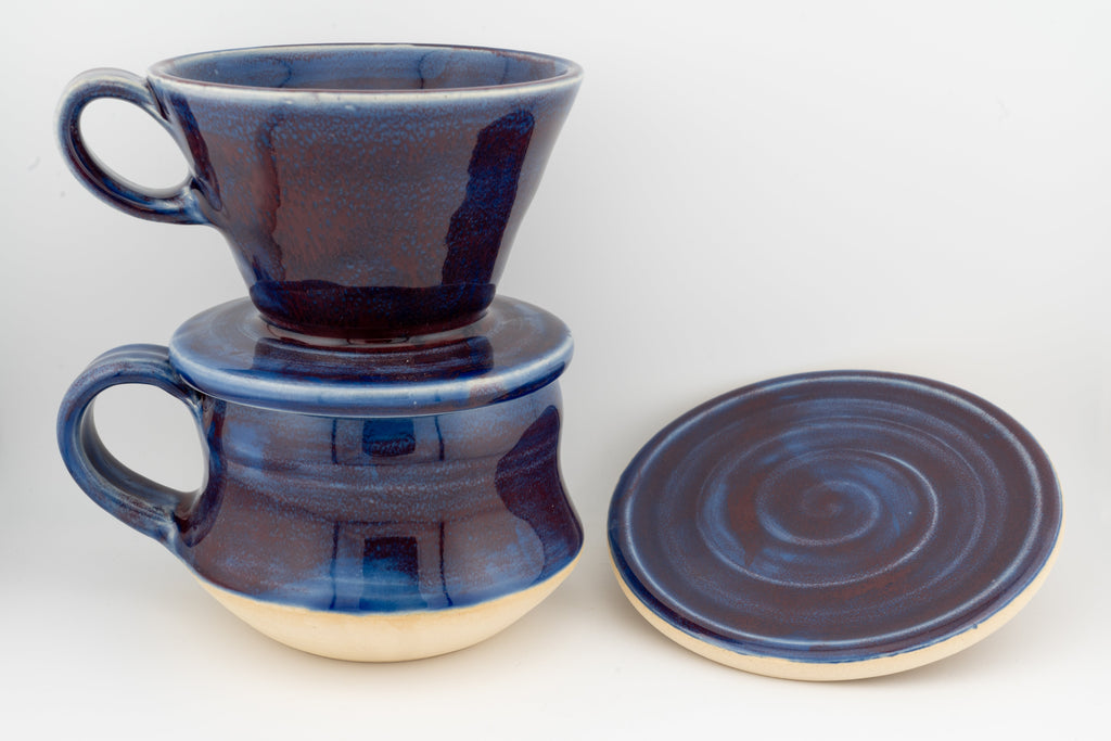 Swan City Ceramics V60 Coffee Gift Set – Handmade Ceramic Dripper & Mug