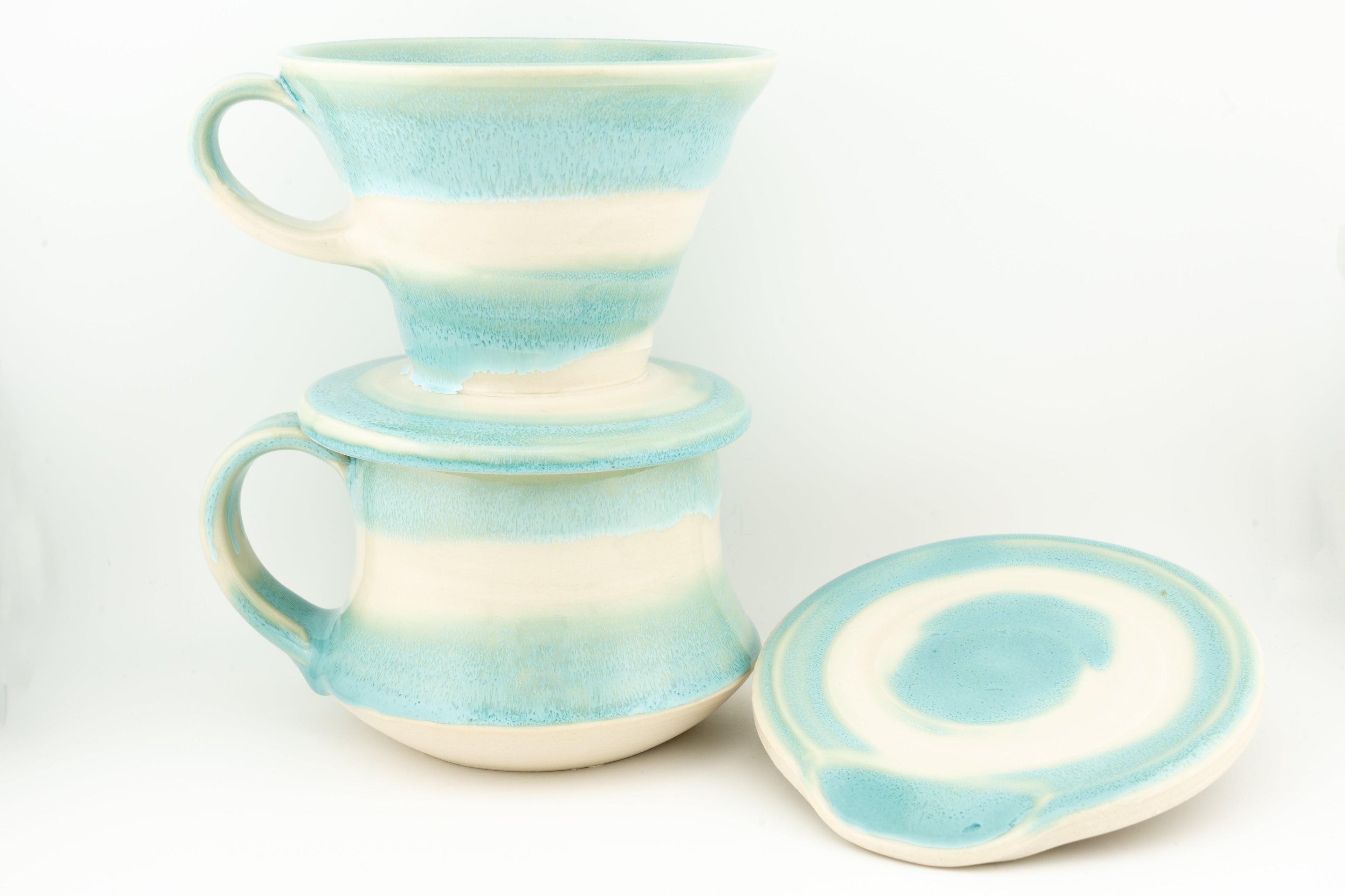 Swan City Ceramics V60 Coffee Gift Set – Handmade Ceramic Dripper & Mug