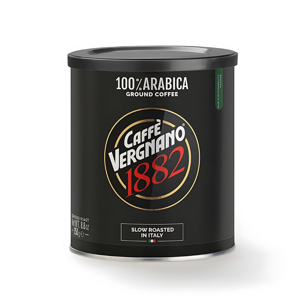 Caffè Vergnano 100% Arabica Medium Grind Espresso Coffee, 8.8 oz