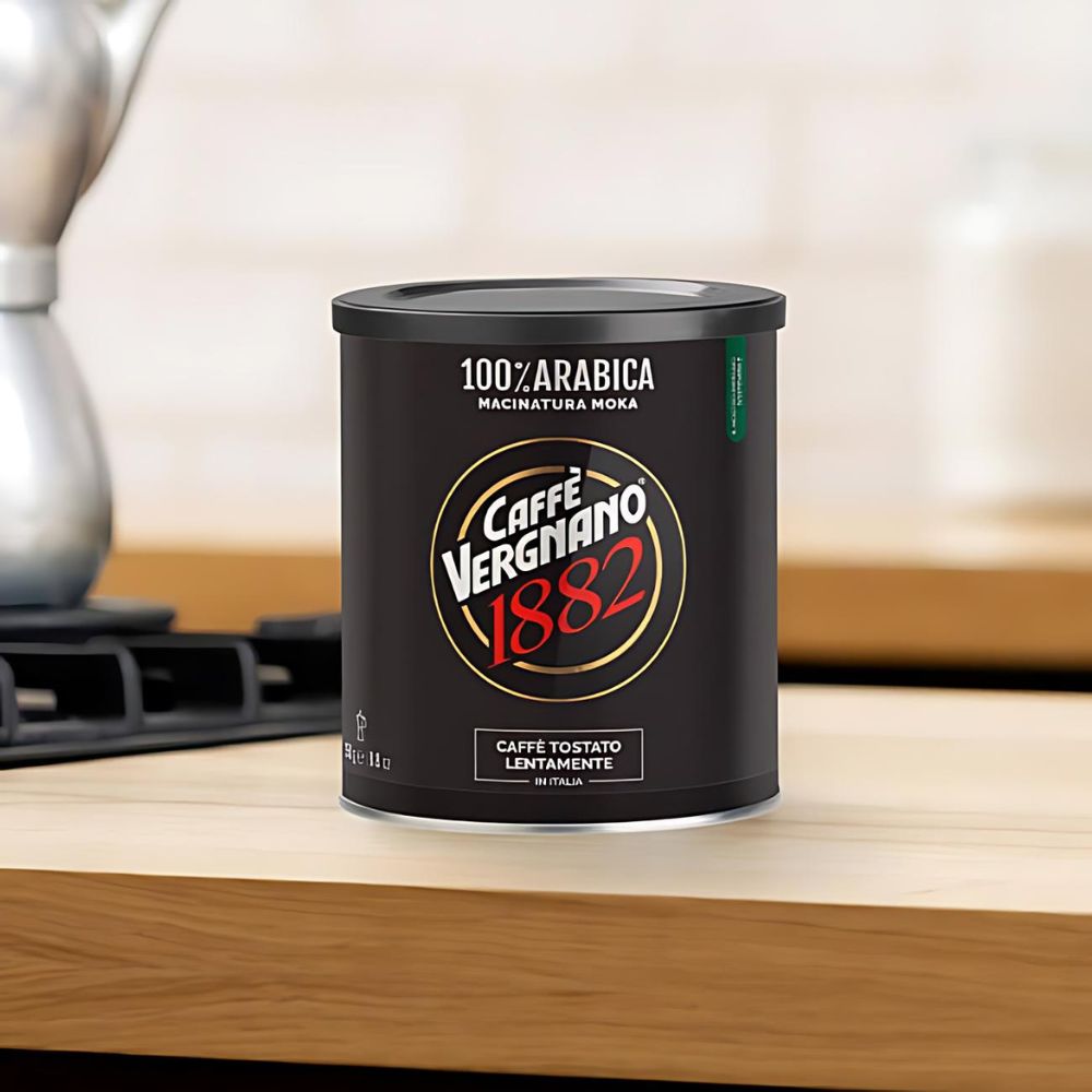 Caffè Vergnano 100% Arabica Medium Grind Espresso Coffee, 8.8 oz