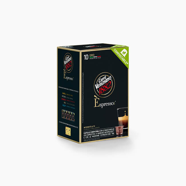 Caffè Vergnano Oro Nespresso Compatible Capsules – 10 Count