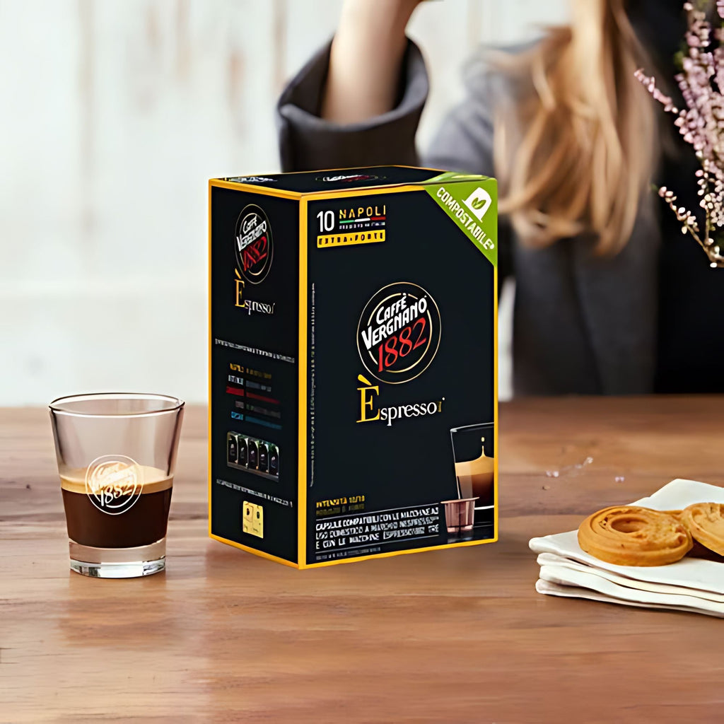 Caffè Vergnano Napoli Nespresso Original Capsules, 10 Count