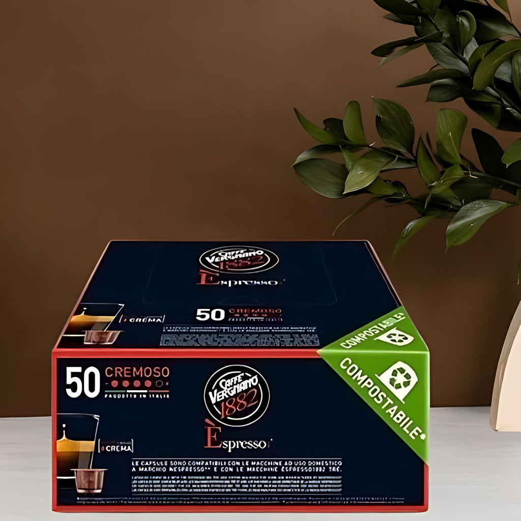 Caffè Vergnano Cremoso Nespresso Original Capsules, 50 Count