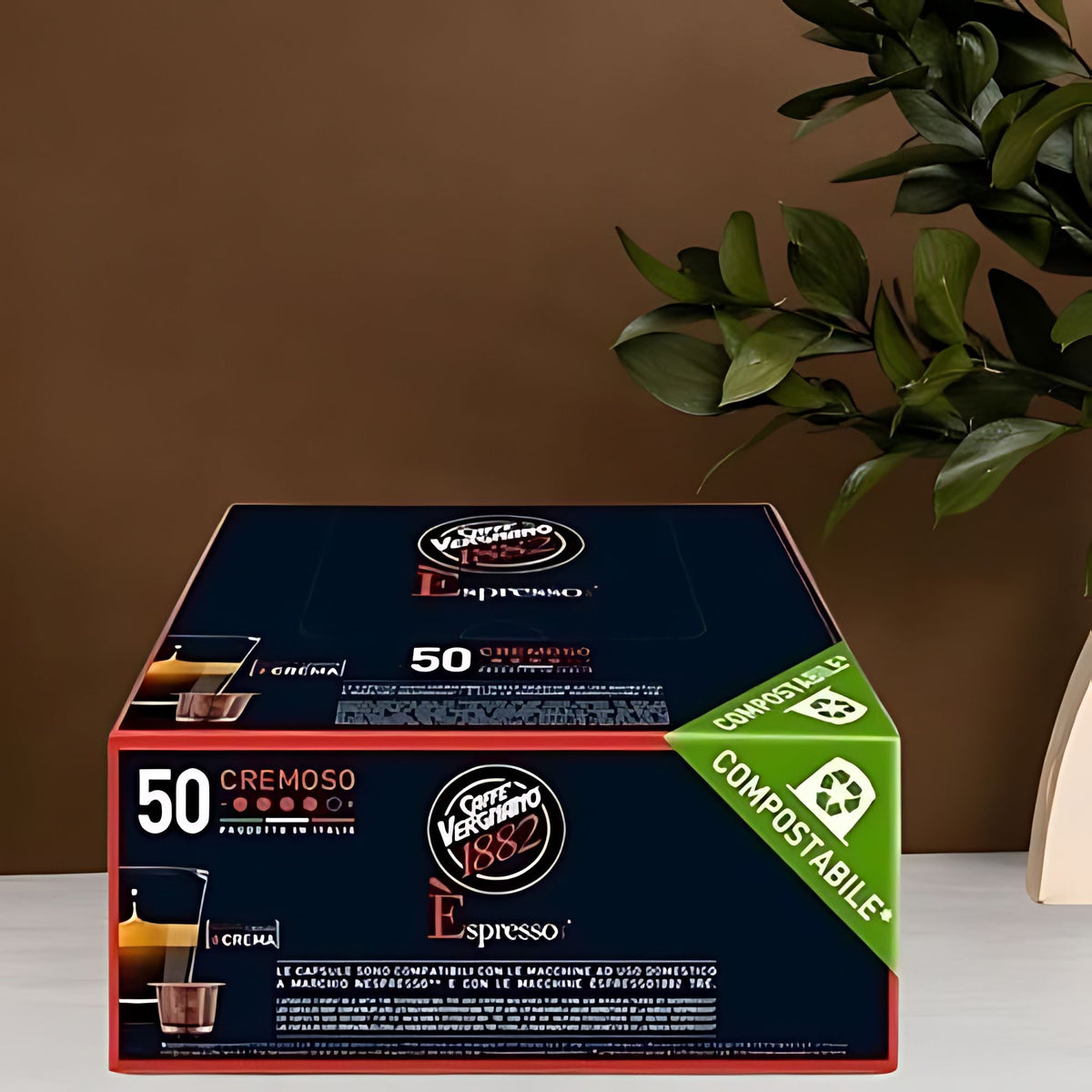 Caffè Vergnano Cremoso Nespresso Original Capsules, 50 Count