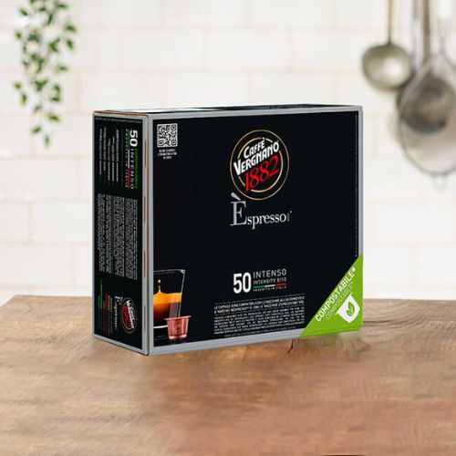 Caffè Vergnano Intenso Nespresso Original Capsules, 50 Count
