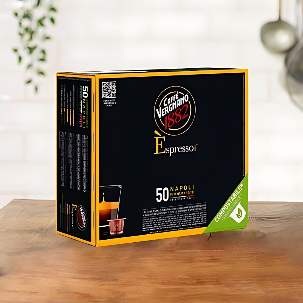 Caffè Vergnano Napoli Nespresso Original Capsules, 50 Count