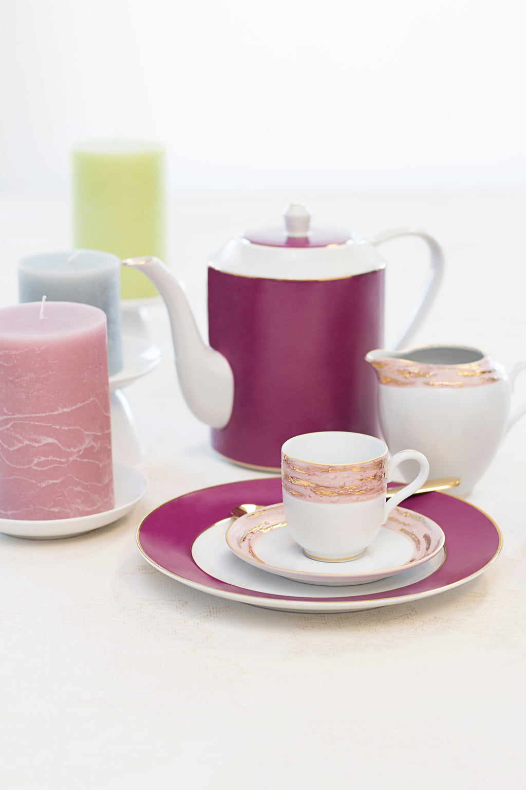 Violet Espresso Cup & Saucer (Set of 2)