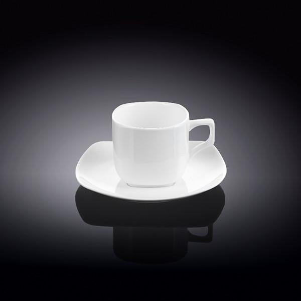 Set Of 6 White Coffee Cup 3 Oz | 90 Ml