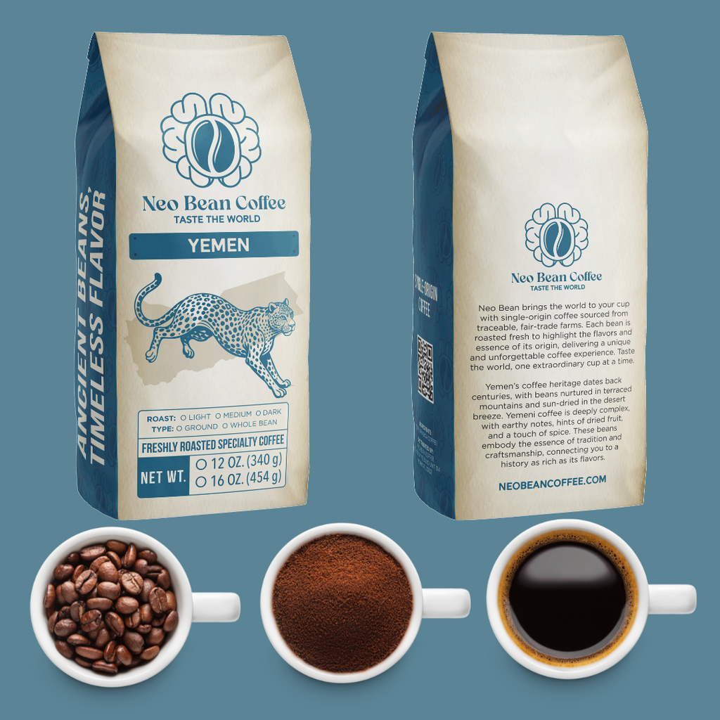 Yemen Single-Origin Coffee – Haraz Highlands, Heirloom Mocha Arabica
