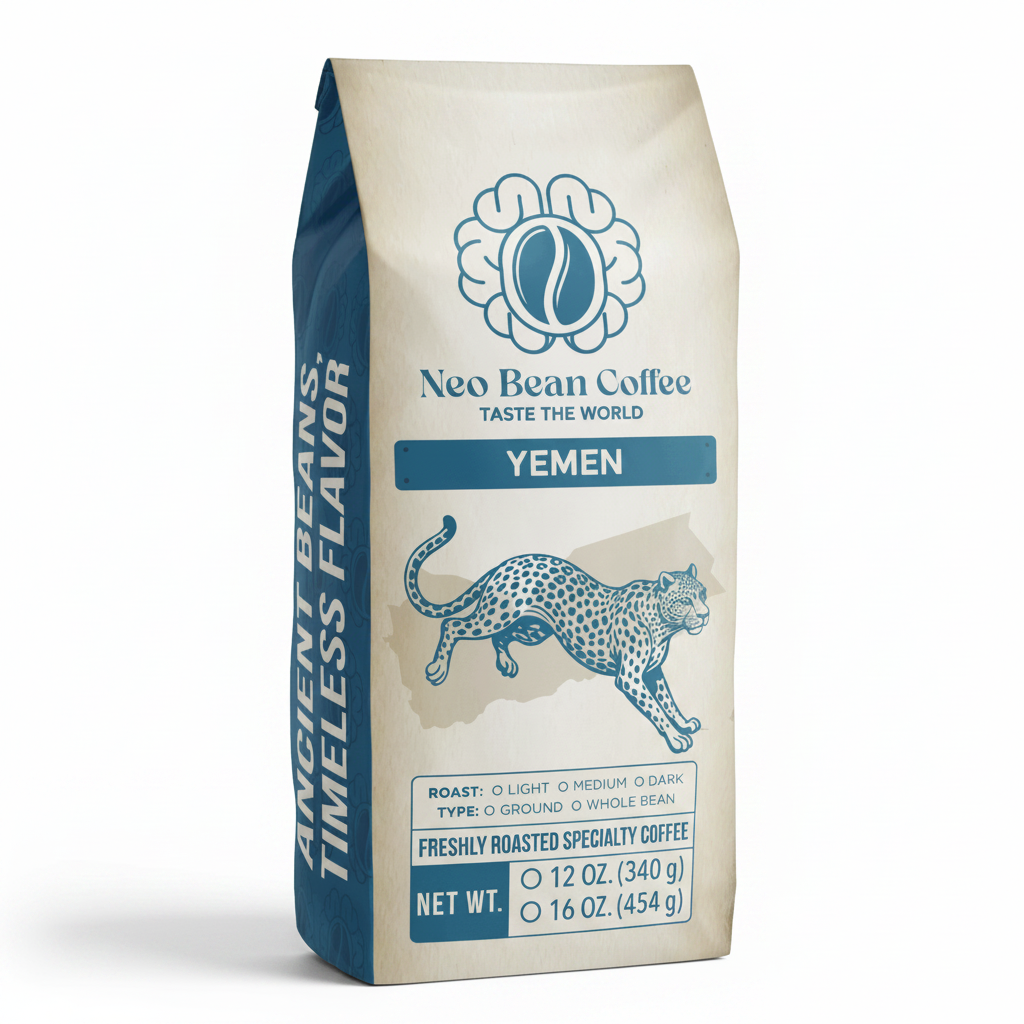 Yemen Single-Origin Coffee – Haraz Highlands, Heirloom Mocha Arabica