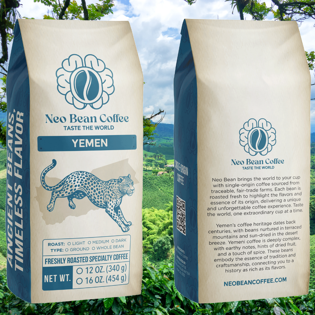 Yemen Single-Origin Coffee – Haraz Highlands, Heirloom Mocha Arabica