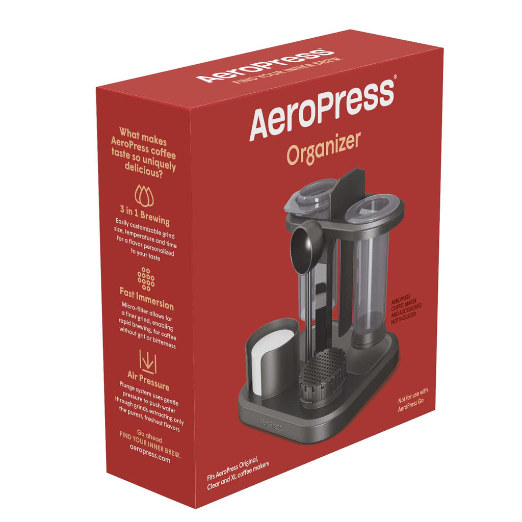 Espresso Parts AeroPress Organizer Stand for Original, Clear & XL in clear version