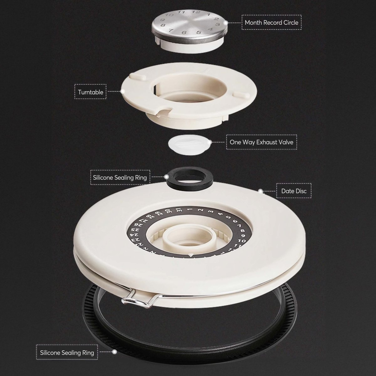 Airtight Coffee Bean Storage Canister - Shop Coffee Hobby