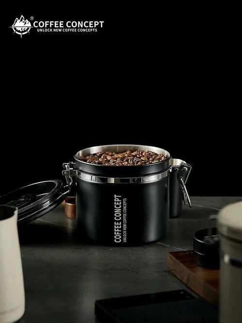 Airtight Coffee Canister – Vacuum‑Seal Storage with One‑Way CO₂ Valve (1.2L / 1.5L) - Shop Coffee Hobby