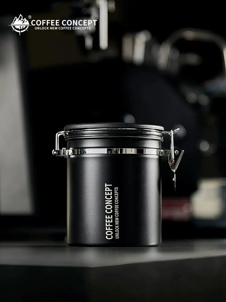 Airtight Coffee Canister – Vacuum‑Seal Storage with One‑Way CO₂ Valve (1.2L / 1.5L) - Shop Coffee Hobby