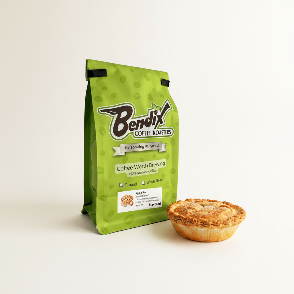 Apple Pie Flavored Coffee – Warm & Sweet Medium Roast by Bendix Coffee Roasters - Shop Coffee Hobby