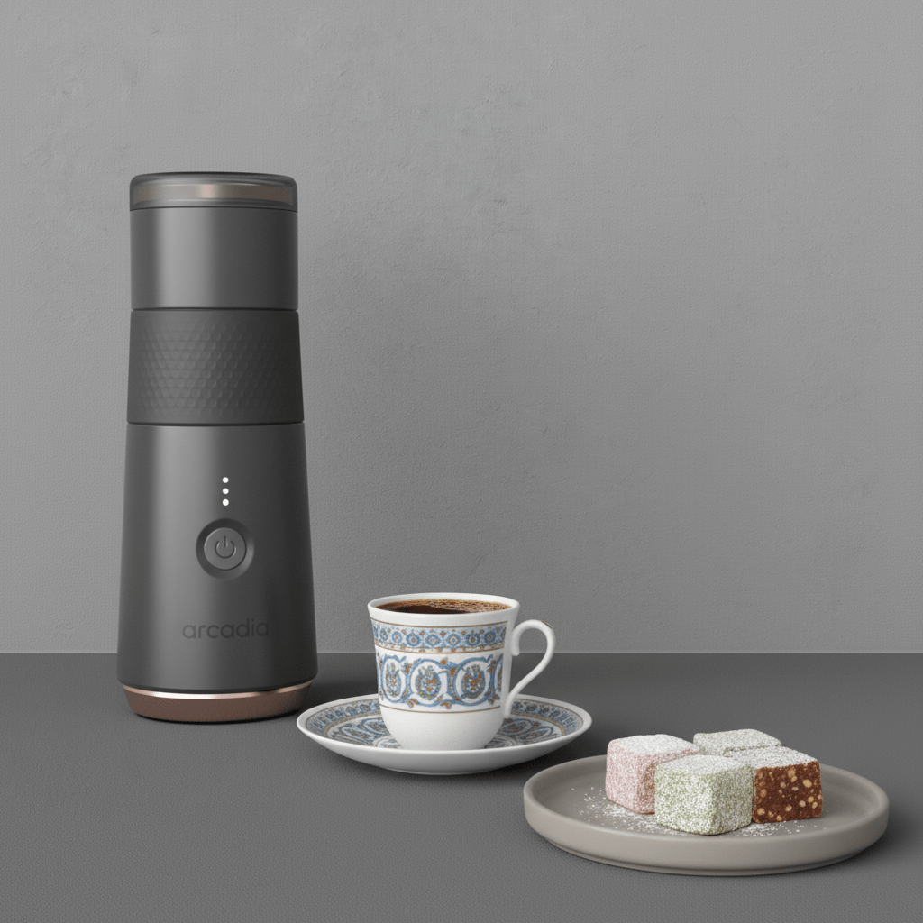 Arcadia Go Electric Turkish Coffee Maker – USB-C Rechargeable Version