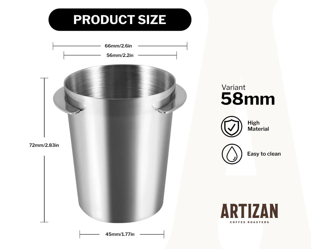 Espresso Dosing Cup for Portafilter (51mm / 53mm / 58mm)