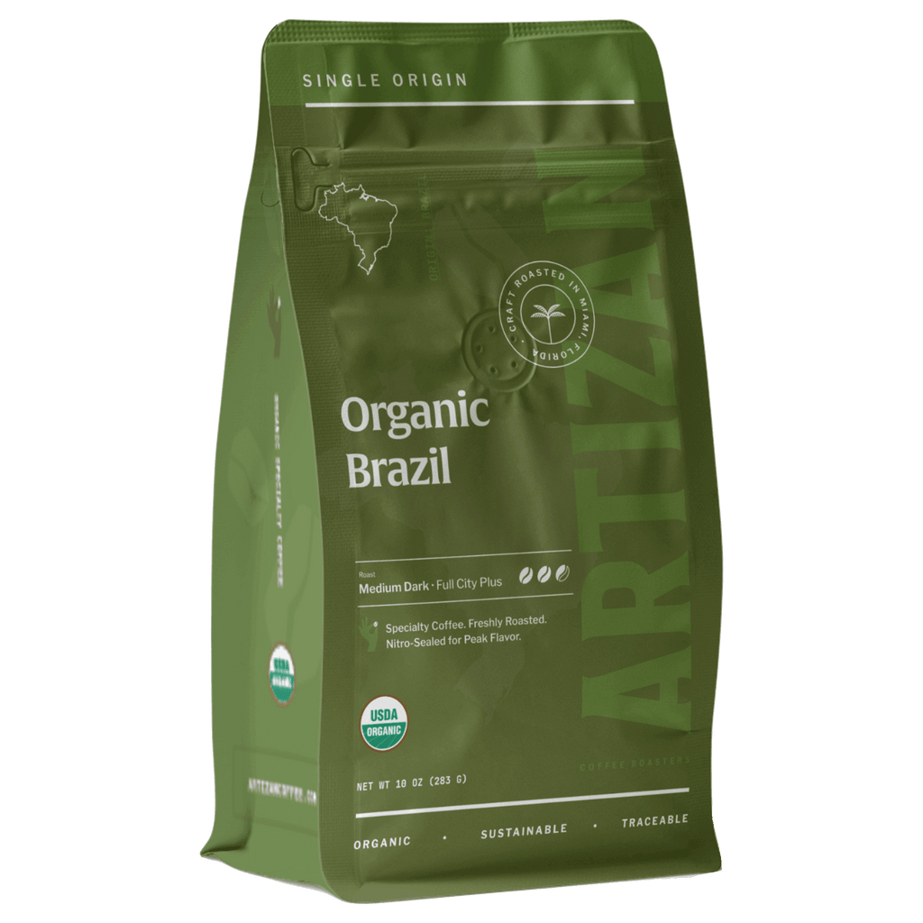 Artizan Organic Fair Trade Brazil Dark Roast Coffee