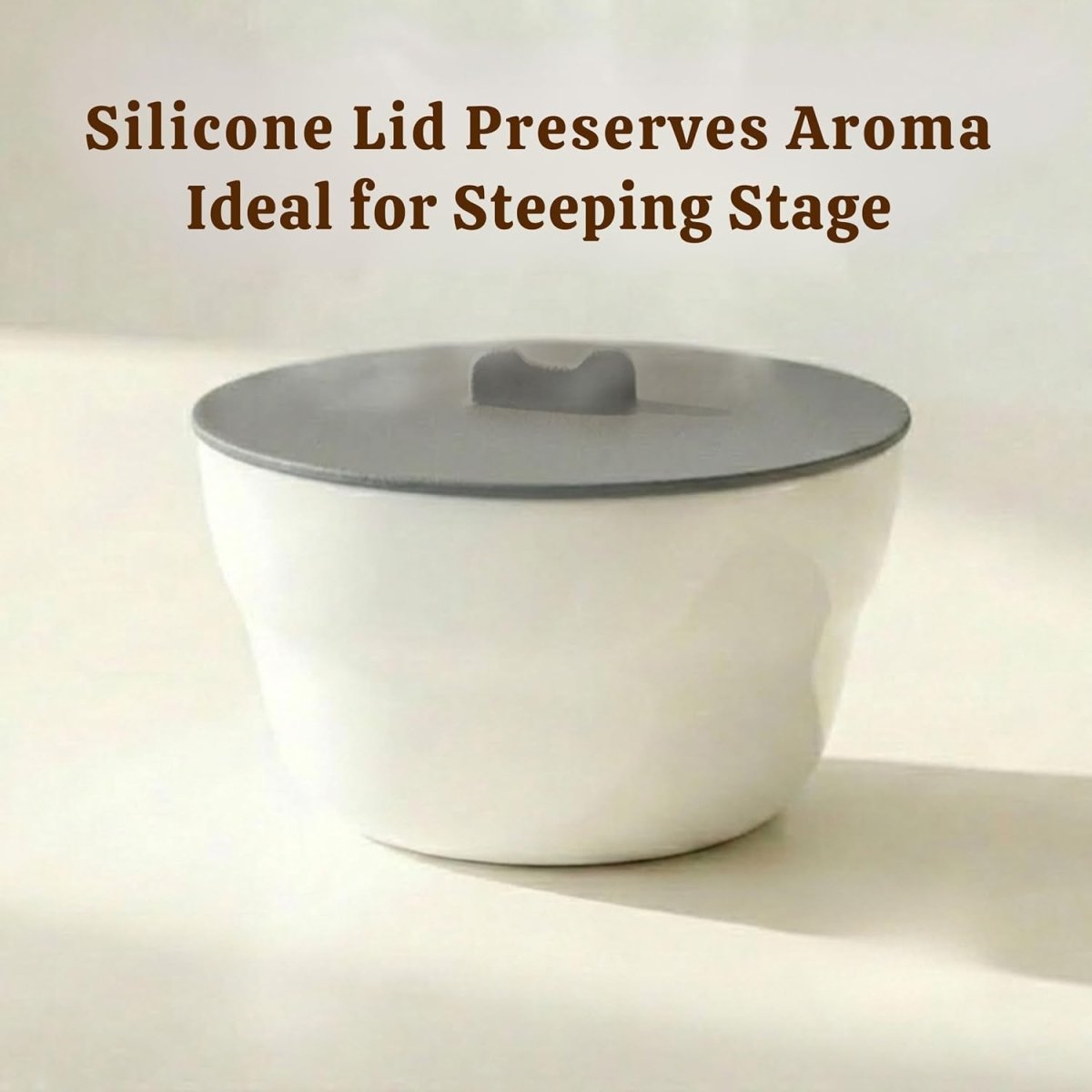 Artizan Coffee Cupping Bowl Set (4 Pack) with Silicone Lids 200Ml Ceramic Cupping Cups with 150Ml & 200Ml Measurement Markers Professional Tasting Cups for Baristas, Roasters & Labs - Shop Coffee Hobby