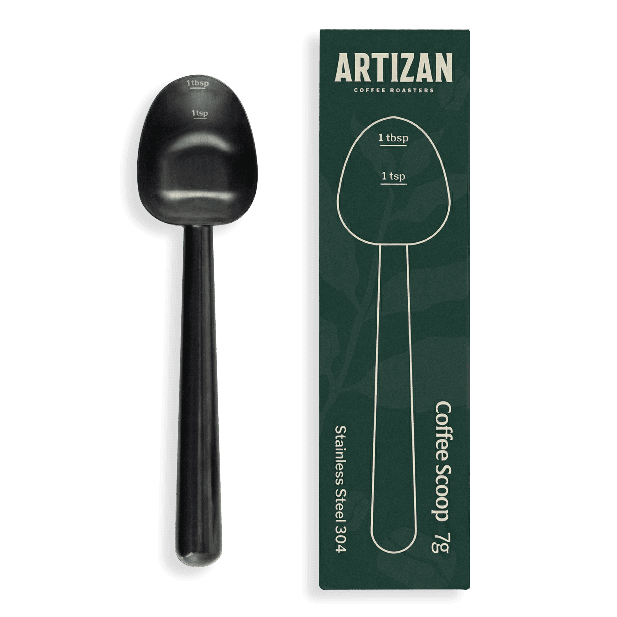 Artizan Coffee Measuring Scoop – Long‑Handle Stainless Steel Coffee Spoon