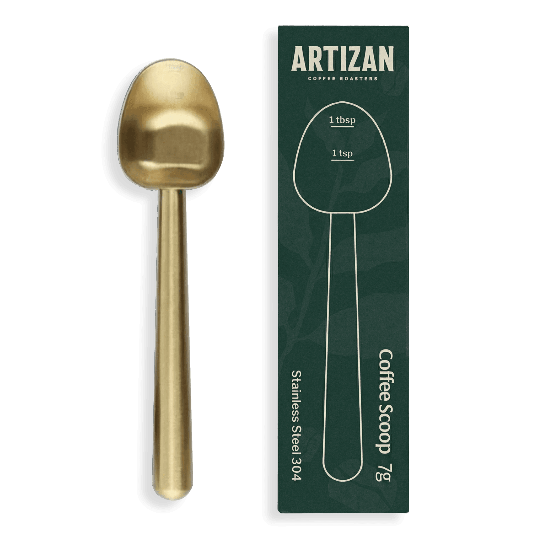 Artizan Coffee Measuring Scoop – Long‑Handle Stainless Steel Coffee Spoon