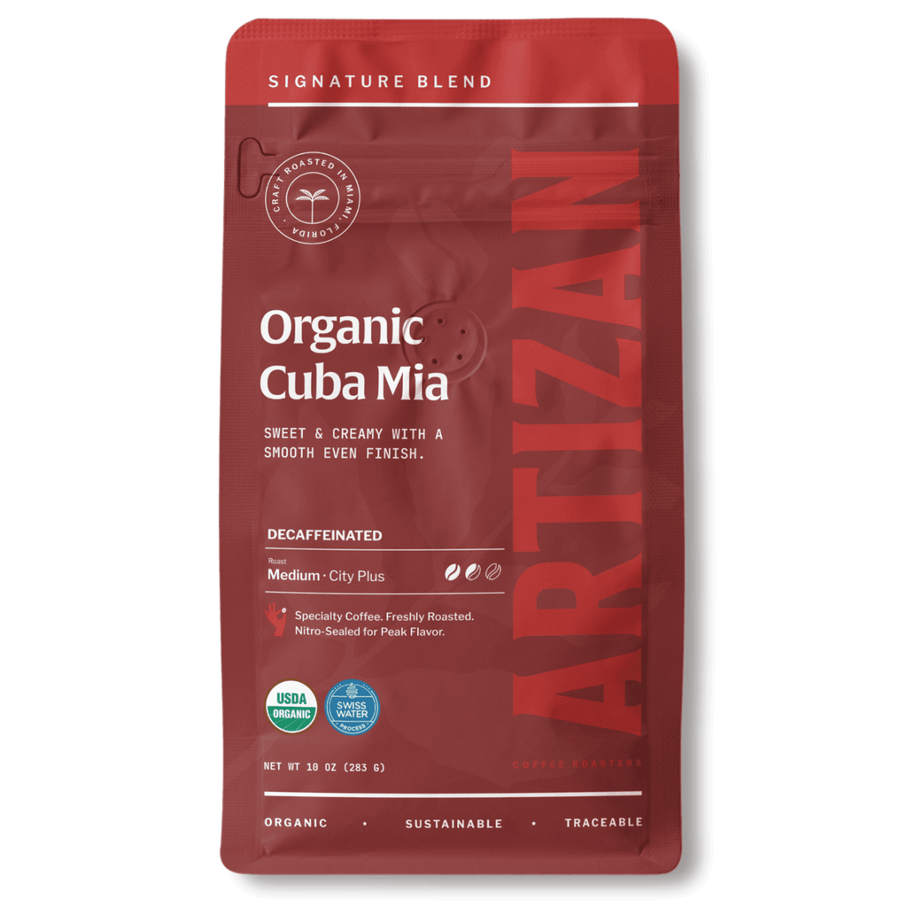 Artizan Organic Cuba Mia Decaf Dark Roast Coffee