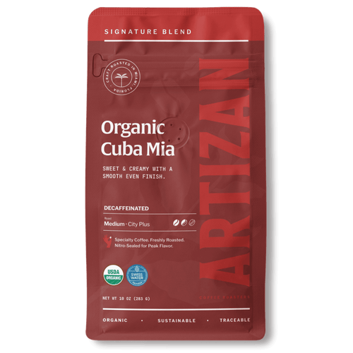Artizan Organic Cuba Mia Decaf Dark Roast Coffee