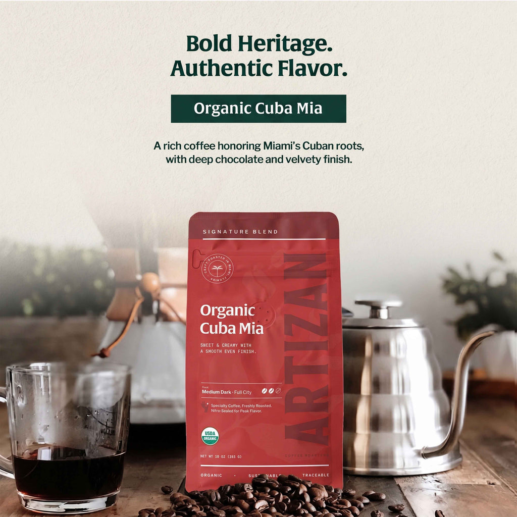 Artizan Cuba Mia Organic Dark Roast Coffee