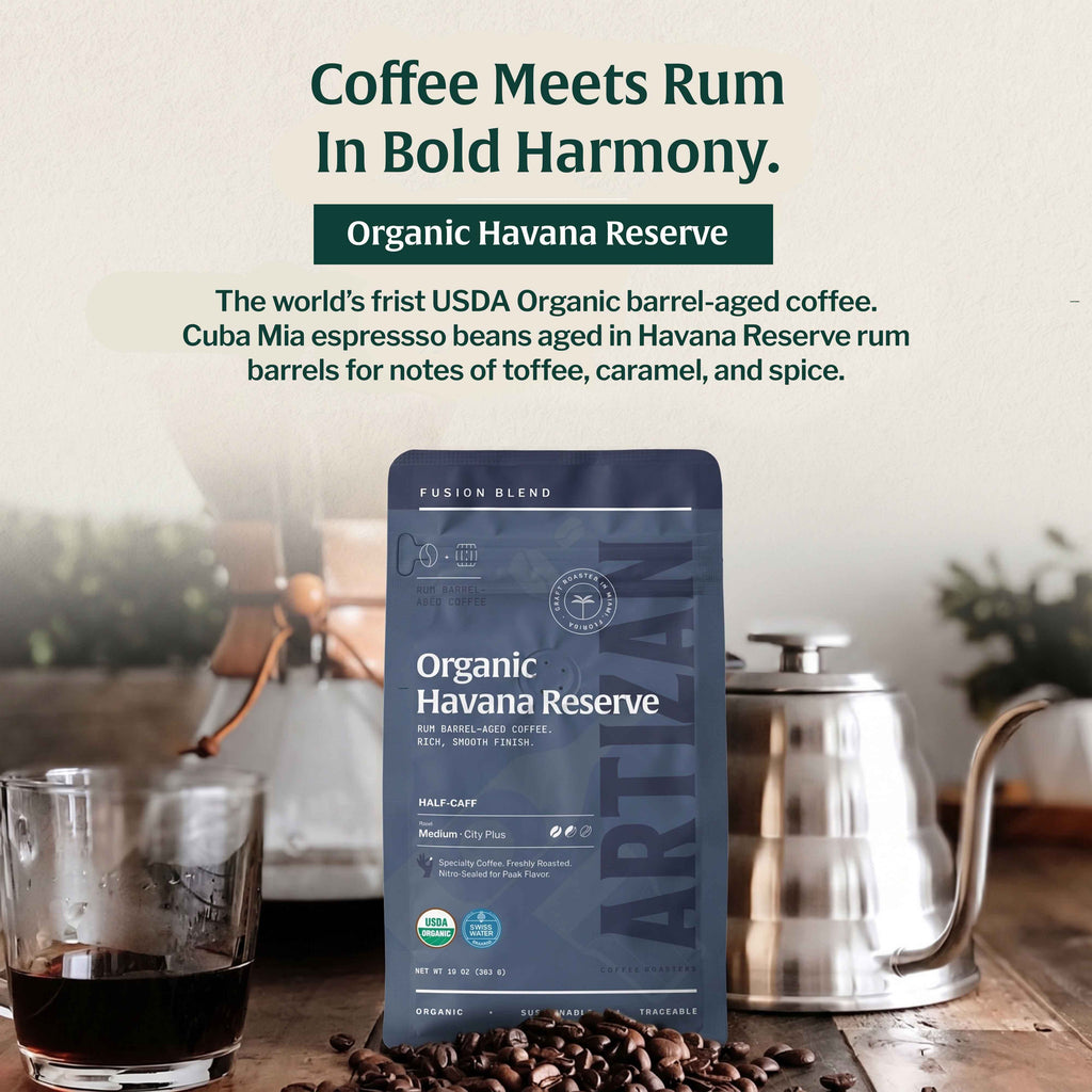Artizan Havana Reserve Organic Rum Barrel-Aged Coffee