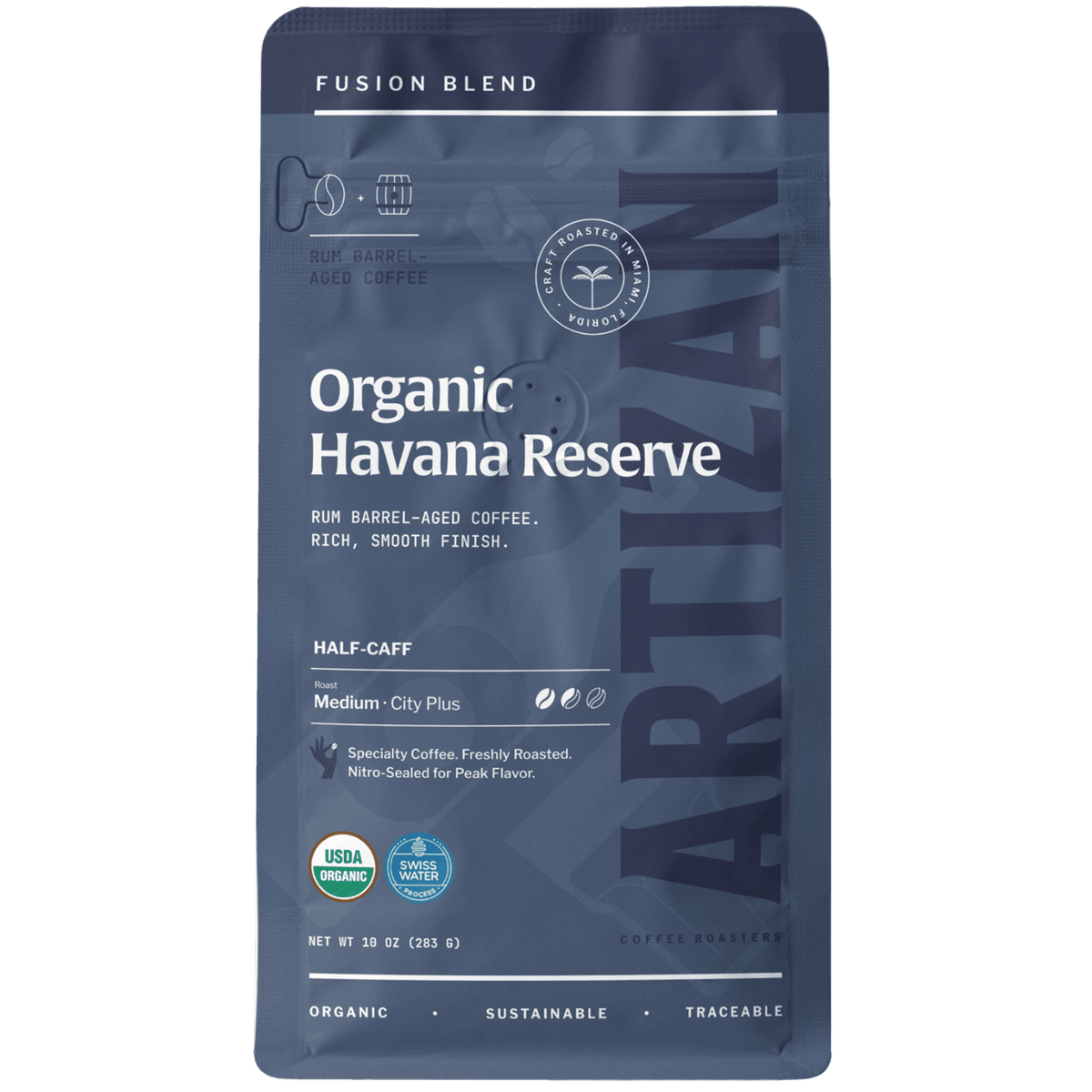 Artizan Havana Reserve Organic Rum Barrel-Aged Coffee