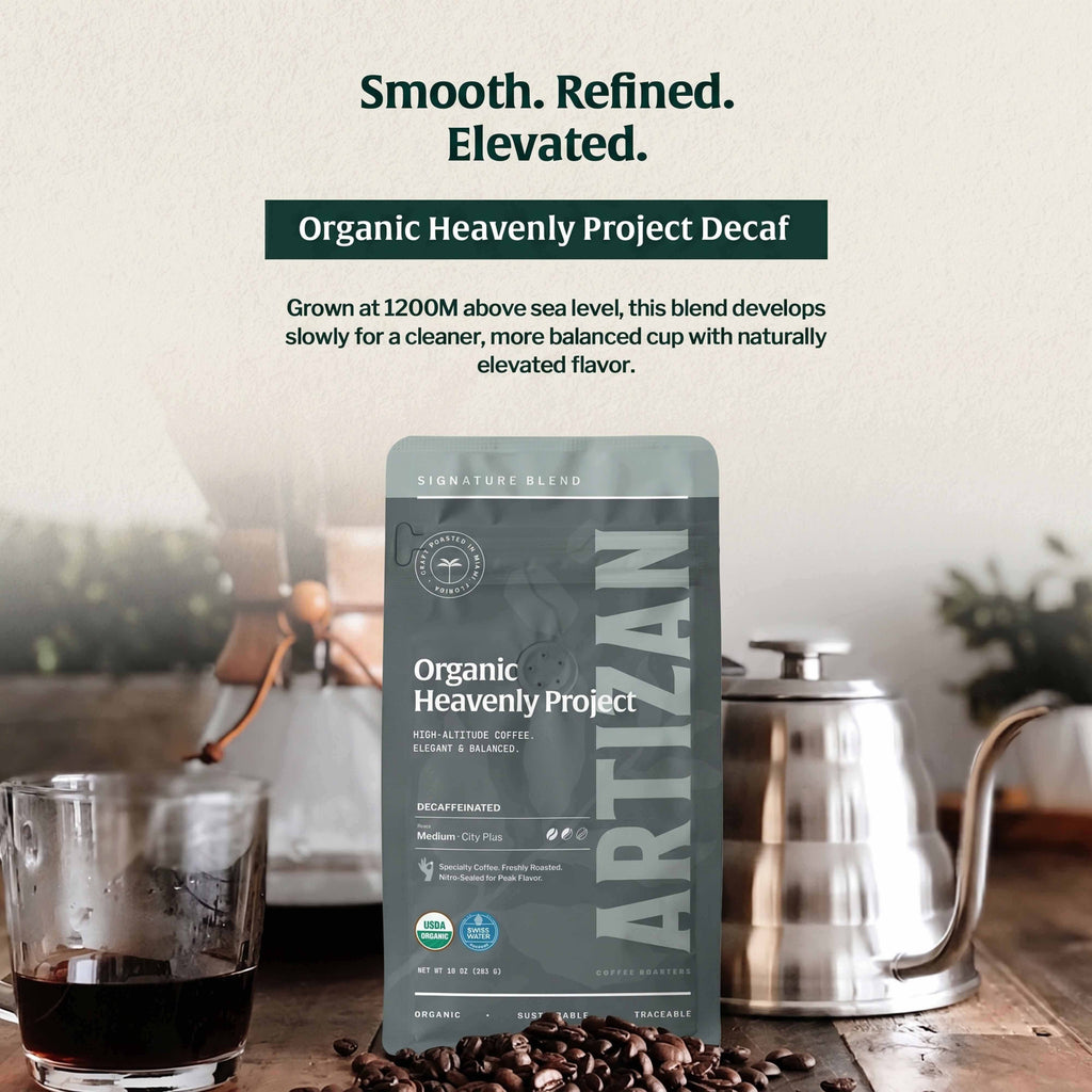 Artizan Heavenly Project Organic Decaf Coffee