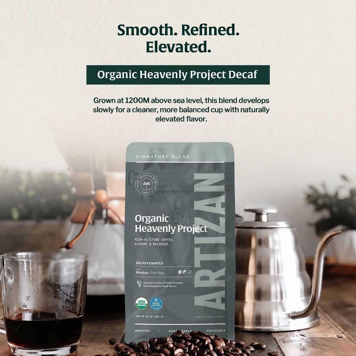 Artizan Heavenly Project Organic Decaf Coffee
