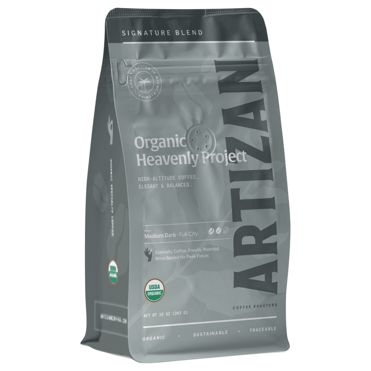 Artizan Heavenly Project Organic Dark Roast Coffee