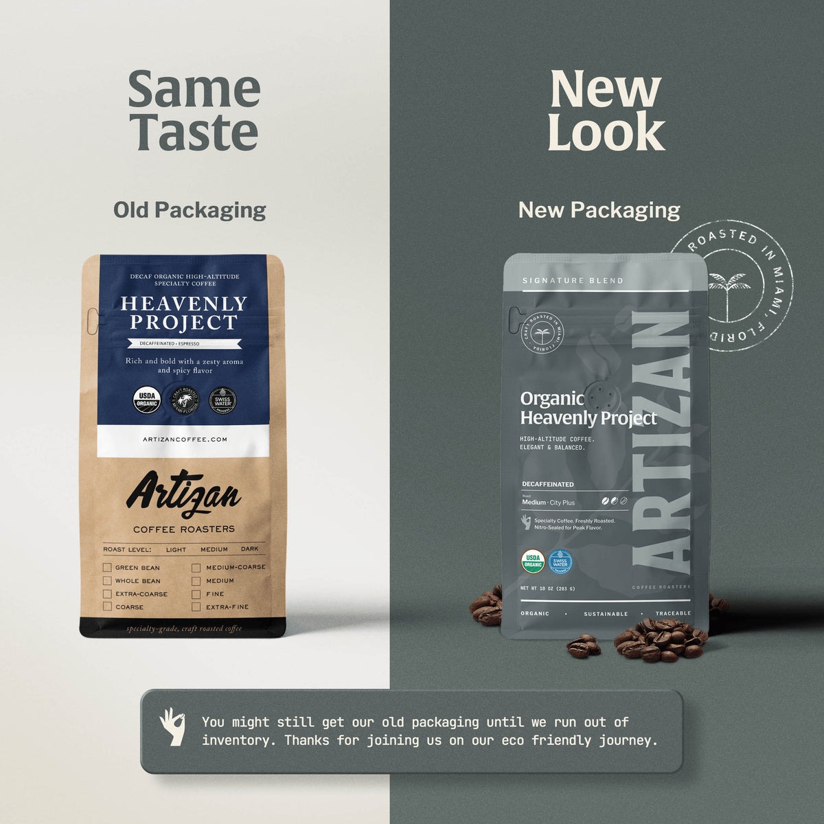 Artizan Heavenly Project Organic Decaf Coffee
