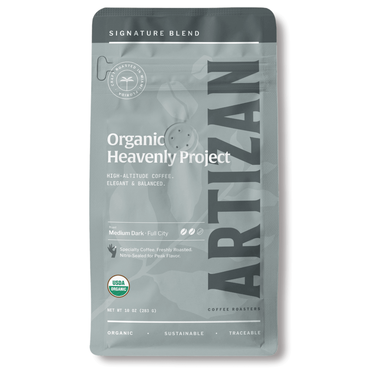 Artizan Heavenly Project Organic Dark Roast Coffee