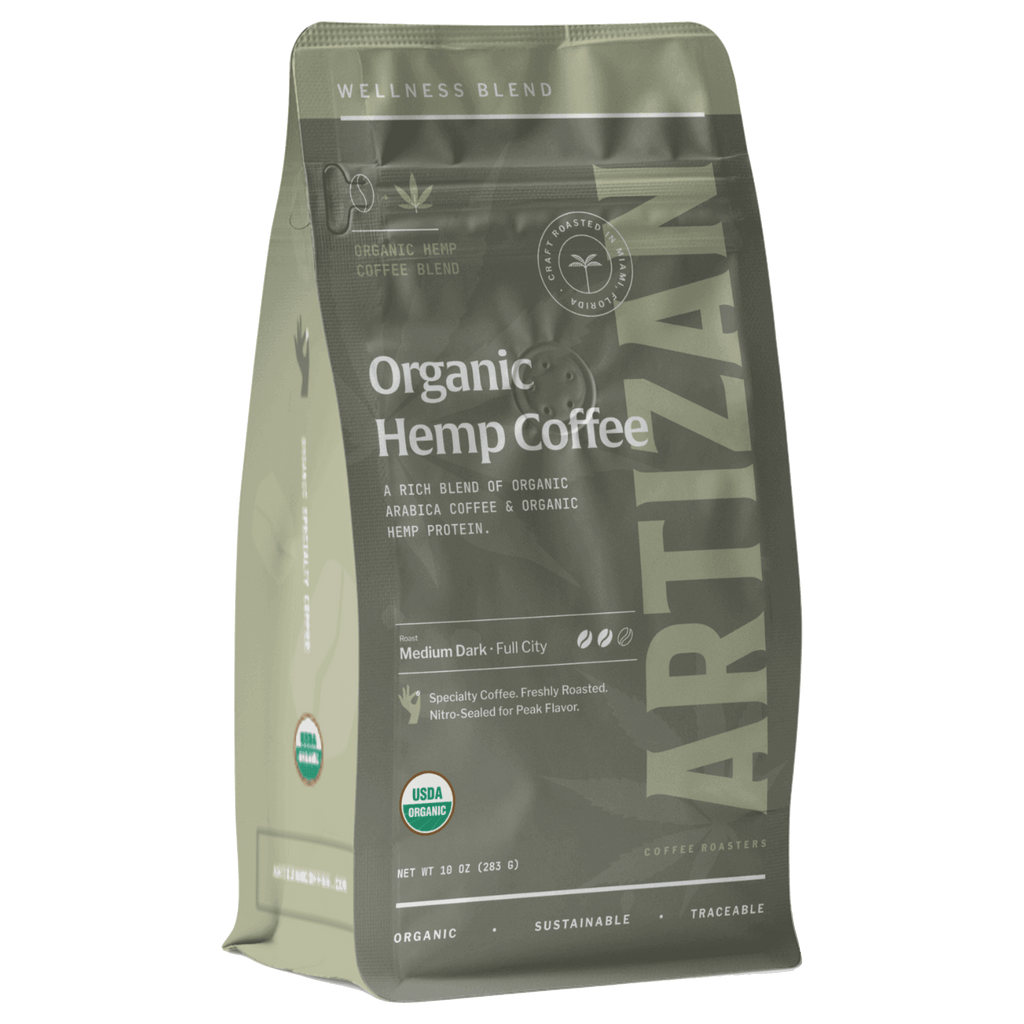 Artizan Organic Hemp Protein Coffee – 10 oz