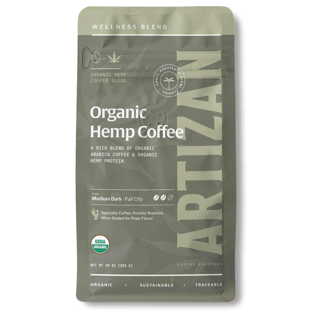 Artizan Organic Hemp Protein Coffee – 10 oz