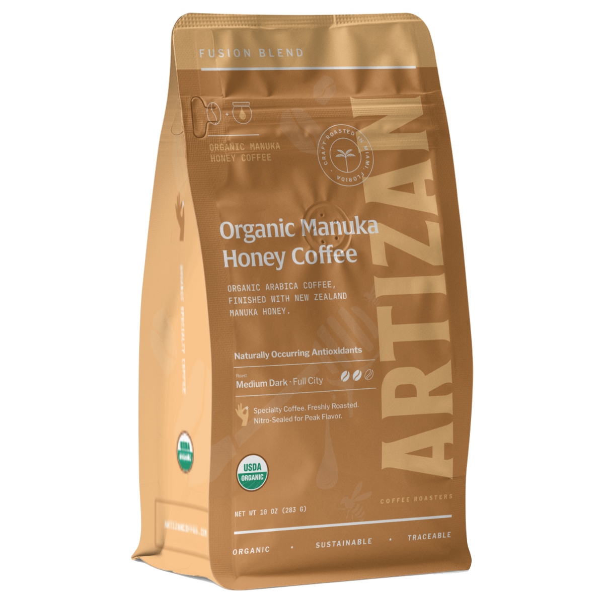 Artizan Organic Manuka Honey Arabica Coffee