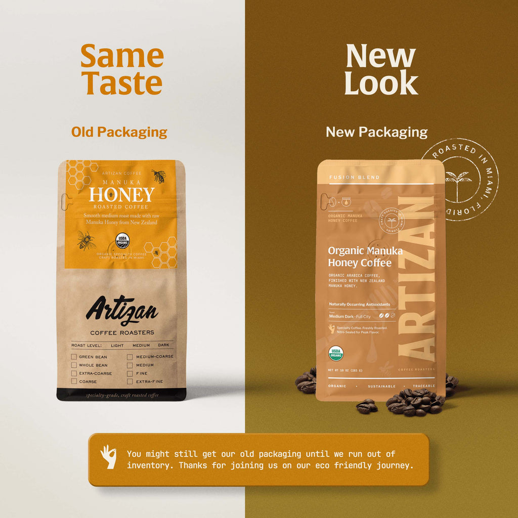 Artizan Organic Manuka Honey Arabica Coffee