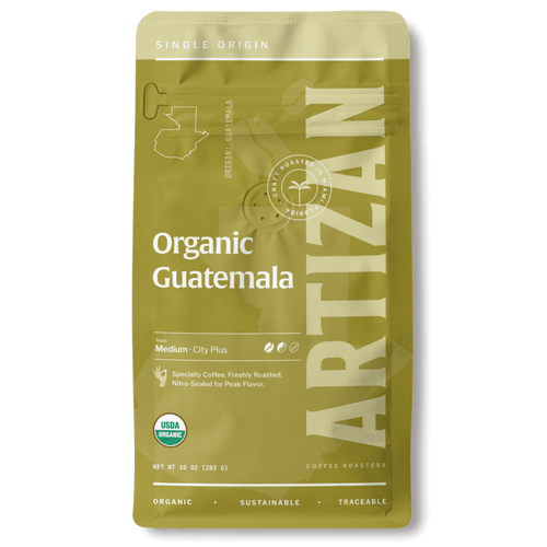 Artizan Organic Fair Trade Guatemala Dark Roast Coffee Beans