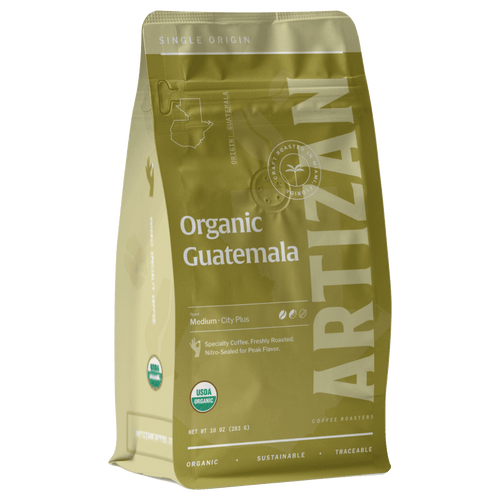 Artizan Coffee Roasters Organic Fair Trade Guatemala Dark Roast Coffee Beans & Ground