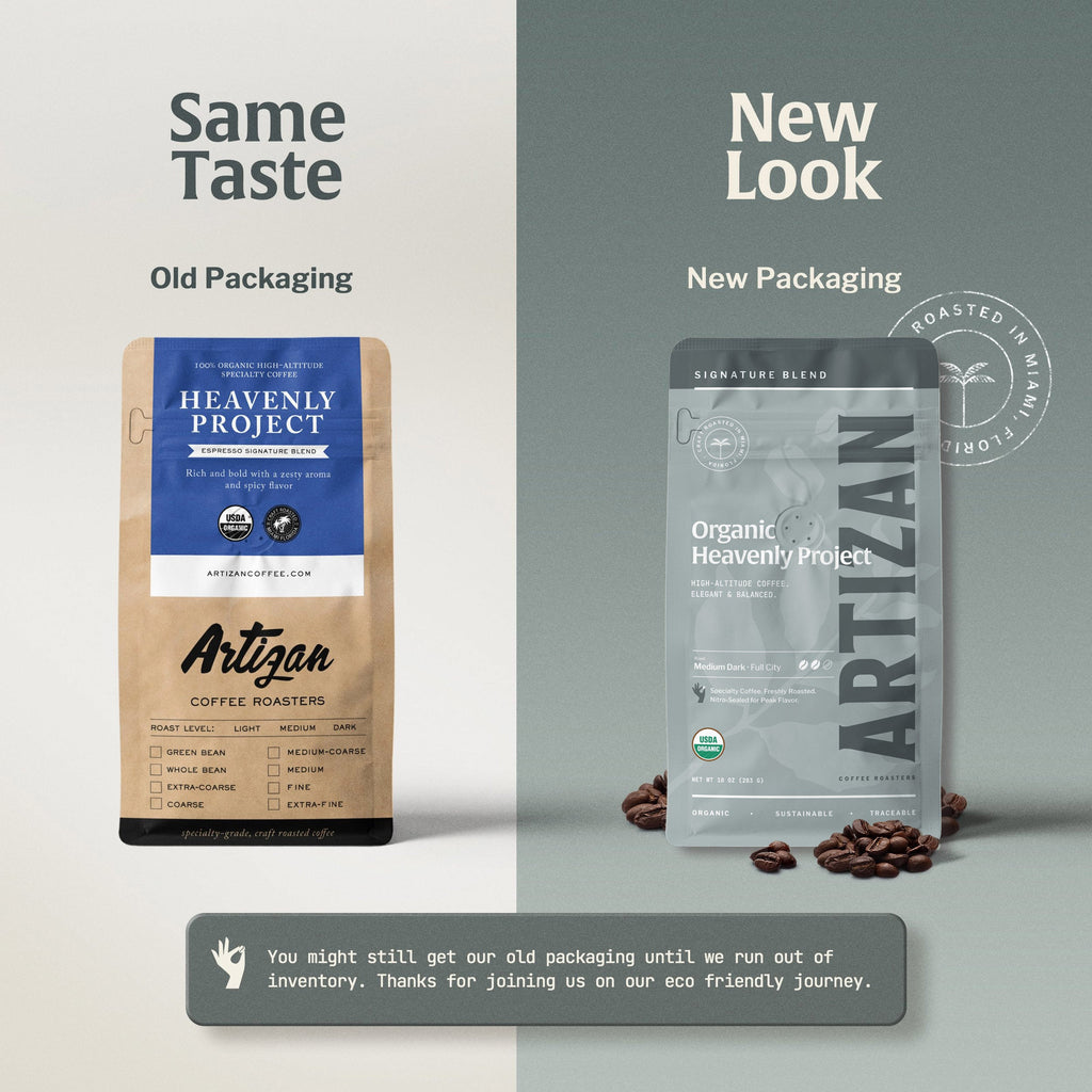 Artizan Heavenly Project Organic Dark Roast Coffee