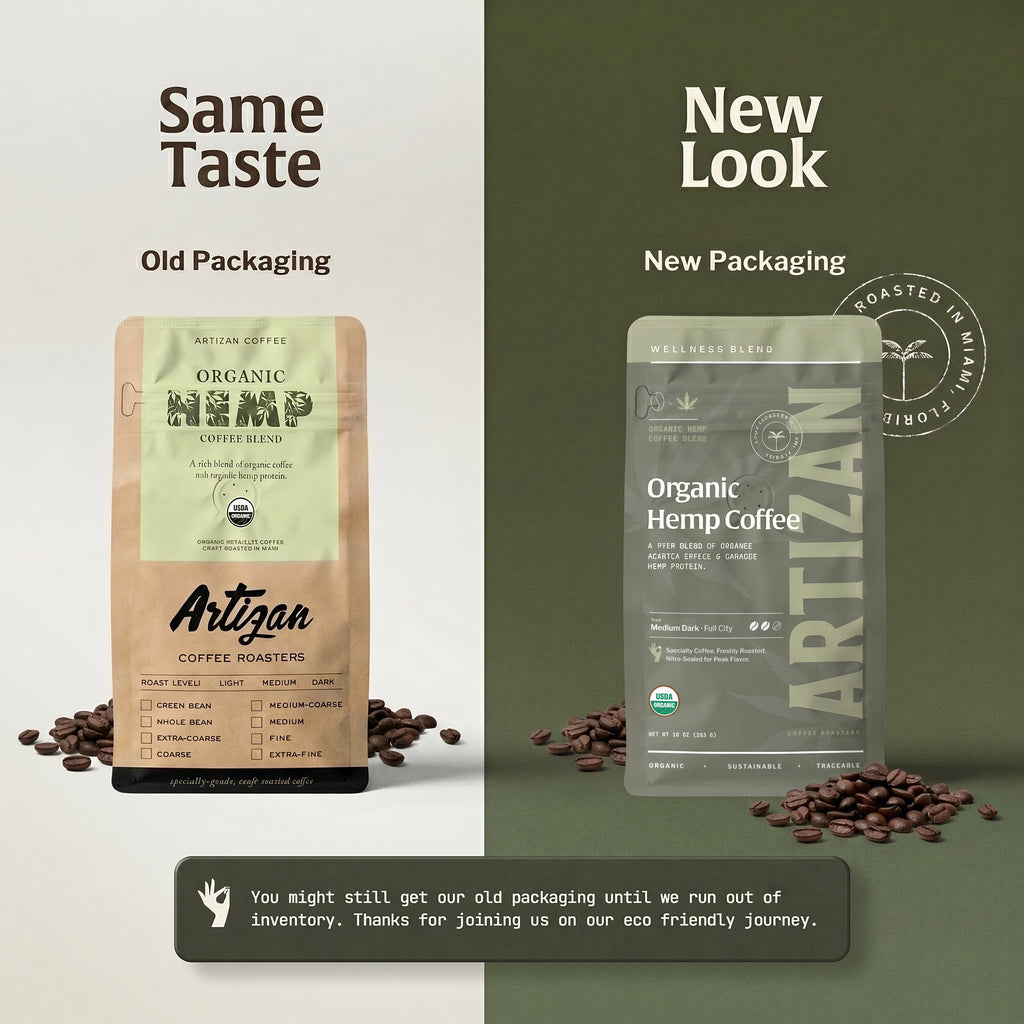 Artizan Organic Hemp Protein Coffee – 10 oz
