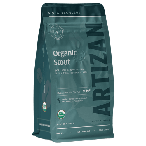 Artizan Coffee Roasters Organic Stout Medium-Dark Roast Coffee Beans
