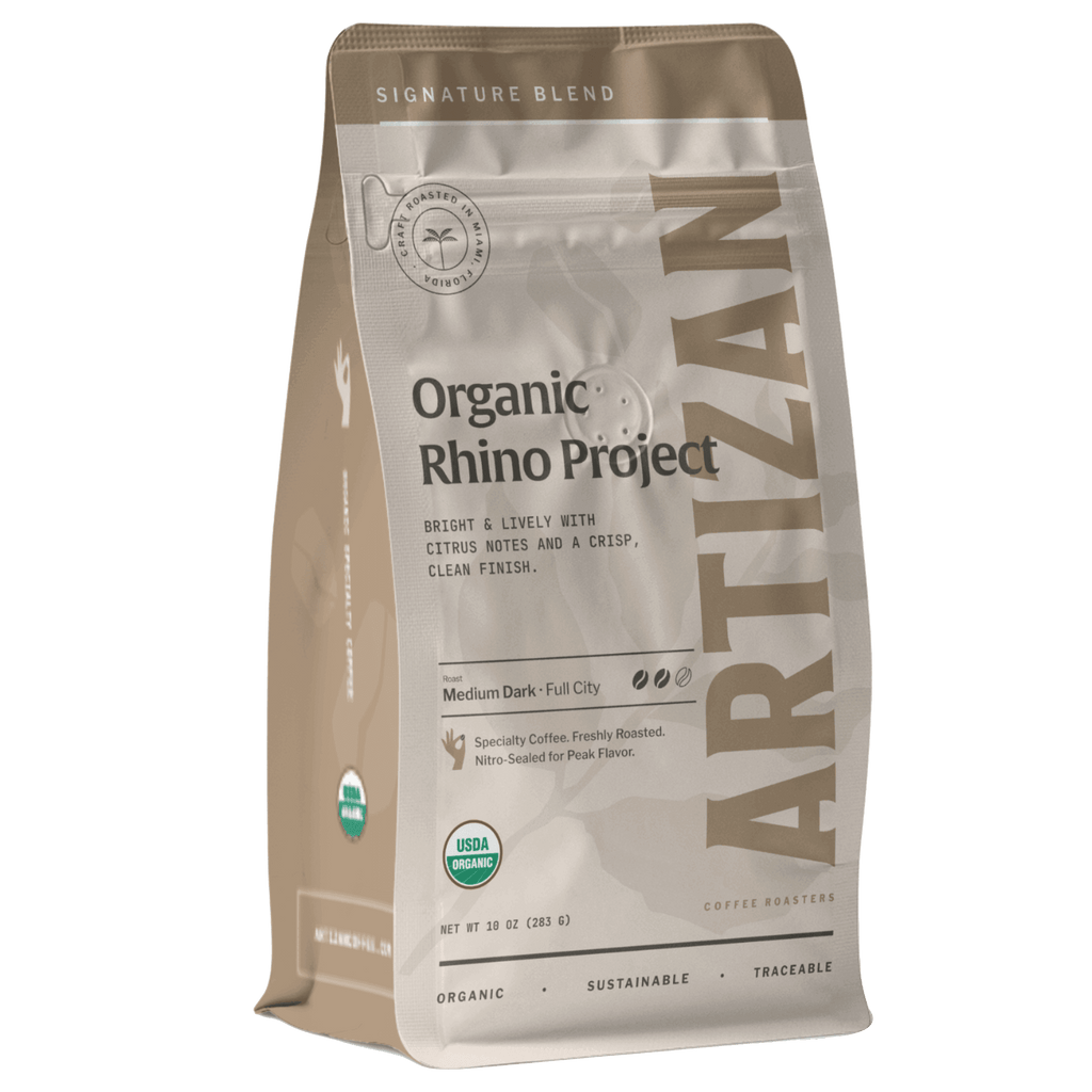 Artizan Rhino Project Organic Dark Roast Coffee