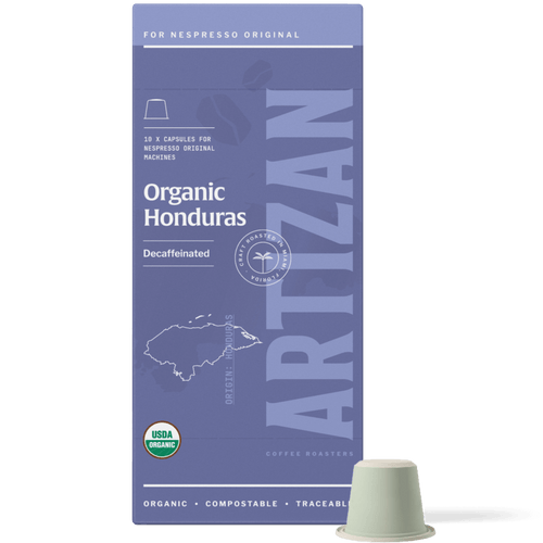 Artizan Coffee Roasters Single-Origin Honduras Decaf Espresso Capsules
