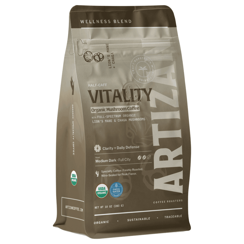 Artizan Organic Lion’s Mane & Chaga Mushroom Coffee