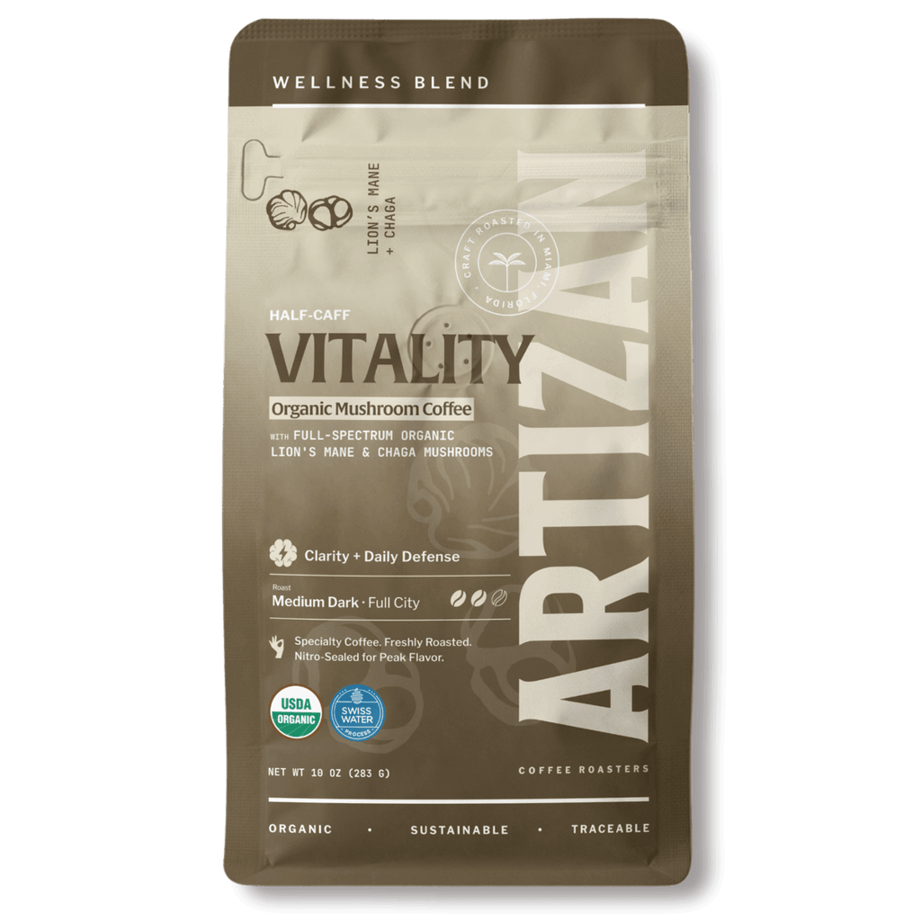Artizan Organic Lion’s Mane & Chaga Mushroom Coffee