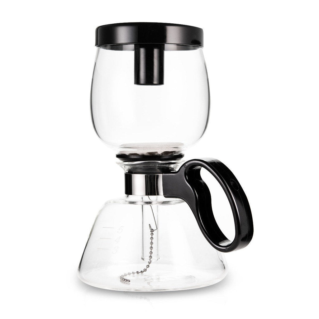 Yama Glass 5‑Cup Stovetop Siphon Coffee Maker (15oz) - Shop Coffee Hobby